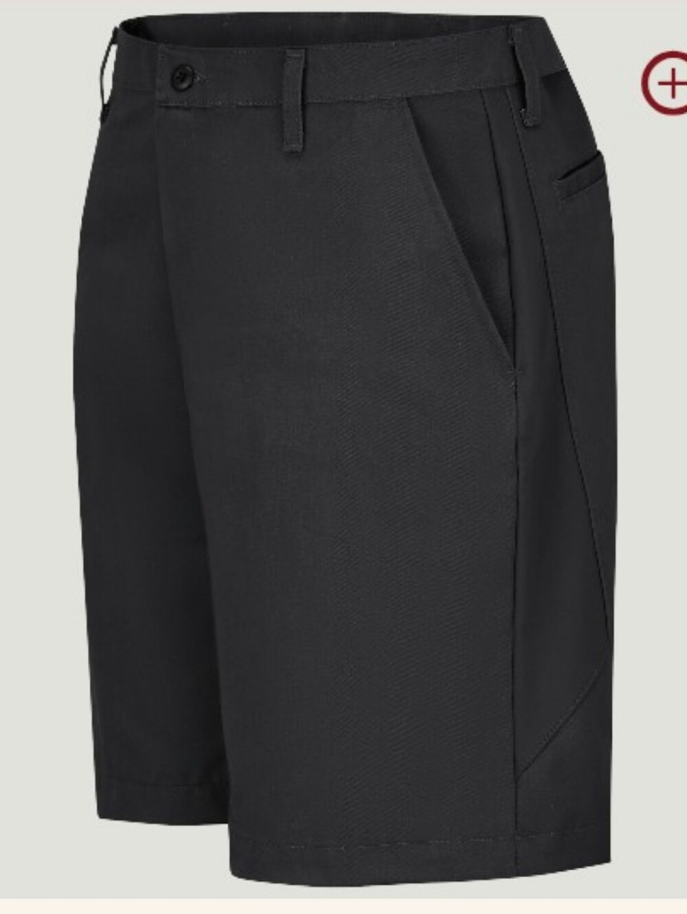 Men's Red Kap Flat-Front Charcoal Utility Shorts Sz 34/10 NWT